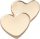 Gold Double Heart