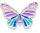 Multi Purple Butterfly