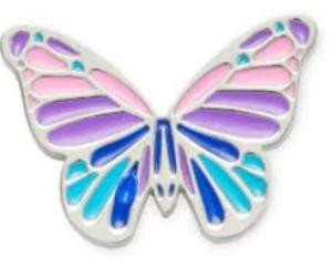 Multi Purple Butterfly