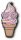 Rainbow Swirl Cone