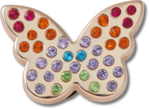 Gold Rainbow Encrstd Butterfly