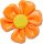 Oversized Large Orange Flower