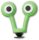 Green Creature Eyes