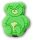 Cartoon Green Teddy