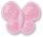 Tiny Pink Glitter Butterfly