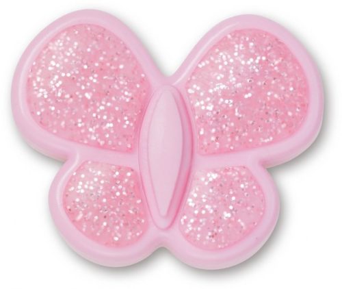 Tiny Pink Glitter Butterfly