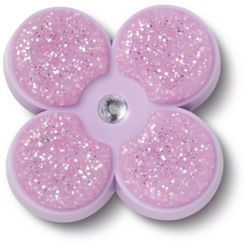 Tiny Purple Glitter Flower