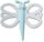 Blue Cut Out Dragon Fly