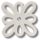 Cutout White Flower