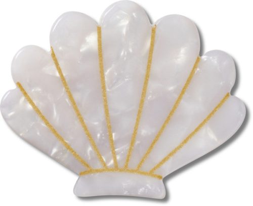White and Gold Seashell