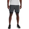 Men s UA Launch SW 7   2N1 Short GRY