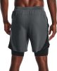 Men s UA Launch SW 7   2N1 Short GRY