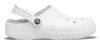 Crocs Baya Lined Clog fehér bundás gyerek papucs