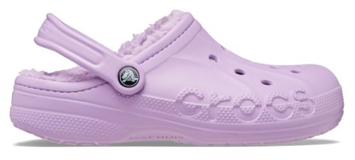 Crocs Baya Lined Clog lila bundás gyerek papucs