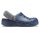 Crocs Baya Lined Fuzz Strap Clog kék bélelt uniszex papucs