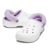 Crocs Baya Lined Fuzz Strap Clog bélelt uniszex papucs