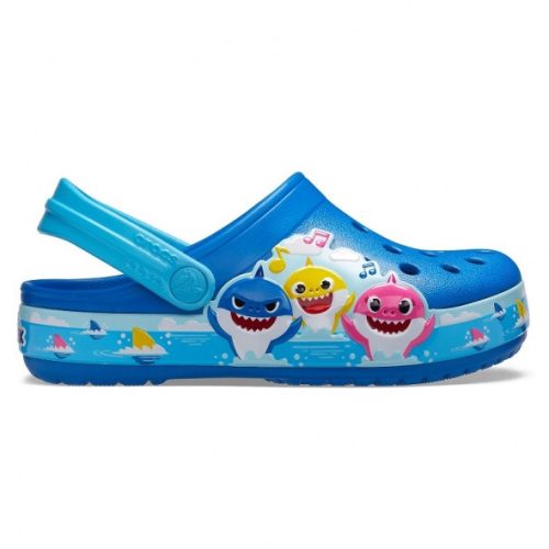 21 Crocs FunLab Baby Shark Band Clog K