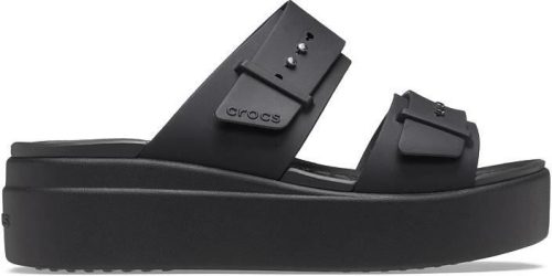 Brooklyn Buckle Low Wedge Sandal