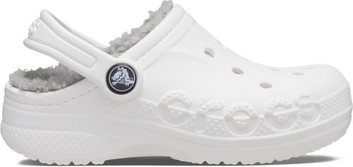 Crocs Baya Lined Clog K fehér bundás gyerek papucs