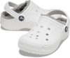 Crocs Baya Lined Clog K fehér bundás gyerek papucs