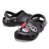 Crocs Classic Create Your Peace Clog fekete uniszex papucs