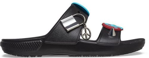 Crocs Classic Crocs Create Your Peace Sandal fekete uniszex papucs