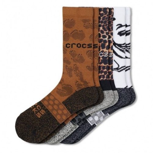 Crocs Socks Adult Crew Animal Remix 3 Pack