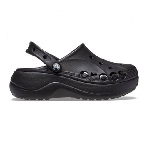 Crocs Baya Platform Clog fekete női papucs