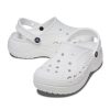 Crocs Baya Platform Clog fehér női papucs