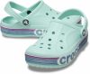 Crocs Bayaband Rainbow Glitter Clg K világoskék gyerek papucs