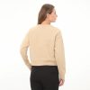 ESS  Relaxed Small Logo Crew FL Sand Dun