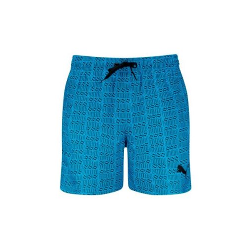 PUMA SWIM MEN LOGO PRINT MID SHORTS 1P