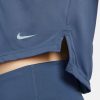 Nike Dri FIT One Womens Color Block Short Sleeve Training Crop Top