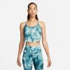 Nike Dri FIT One Womens Cropped Printed Tank Top