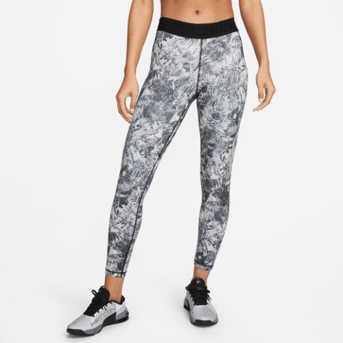 Nike Pro Dri FIT Womens Mid Rise 7 8 All Over Print Leggings