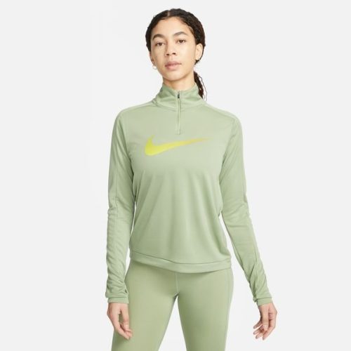 Nike Dri FIT Swoosh Women s 1 4 Zip Long Sleeve Running Mid Layer