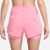 Nike Dri FIT Swift Womens Mid Rise 3  2 in 1 Running Shorts with Pockets