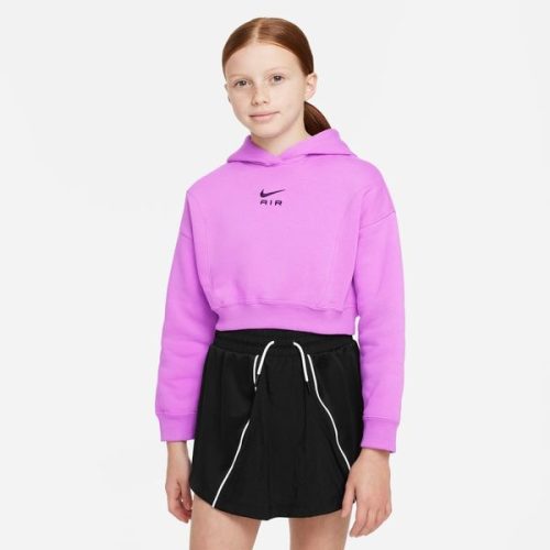 Nike Air Big Kids  (Girls ) French Terry Cropped Hoodie