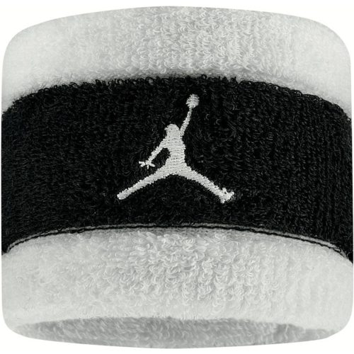 JORDAN M WRISTBANDS 2 PK TERRY WHITE BLACK WHITE