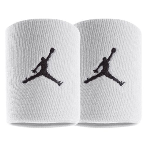 JORDAN JUMPMAN WRISTBANDS WHITE BLACK