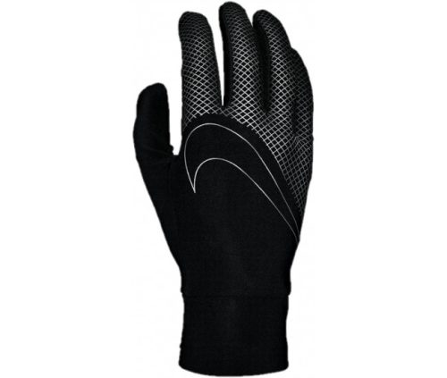 NIKE 360 WOMEN S LIGHTWEIGHT TECH RUNNING GLOVES BLACK BLACK SILVER L